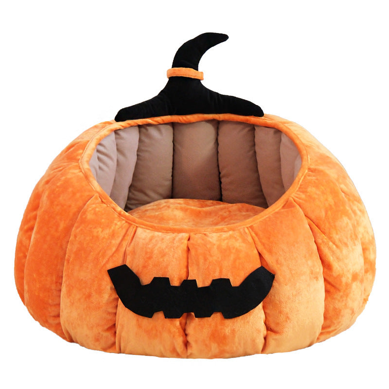 Halloween Pet Bed - Pumpkin